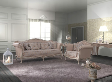 FAIRY - Fabric armchair with armrests by Guerra Vanni - view 3